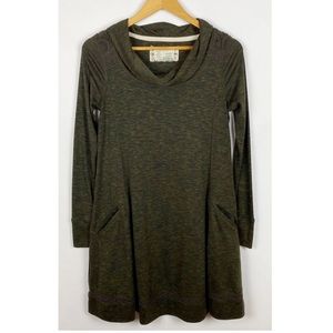 Anthropologie Spacedye Swing Tunic Dress Olive